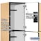 Salsbury Industries Wardrobe Locker, 45" W, 21" D, 76" H, (3) Wide, (9) Openings, Maple 23361MAP - alternate 6
